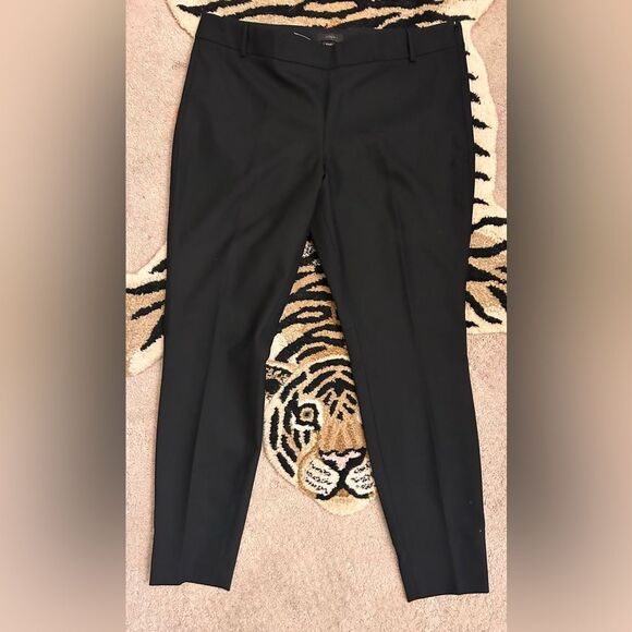 J Crew Woman Minnie Skinny Trouser Pant Black Size 14 - Picture 1 of 11